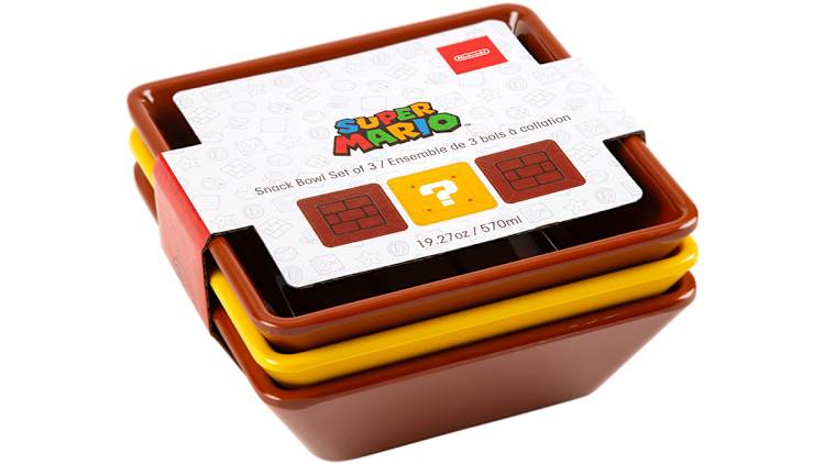Mario Game Night - Snack Bowl (Set of 3) - Nintendo Official Site